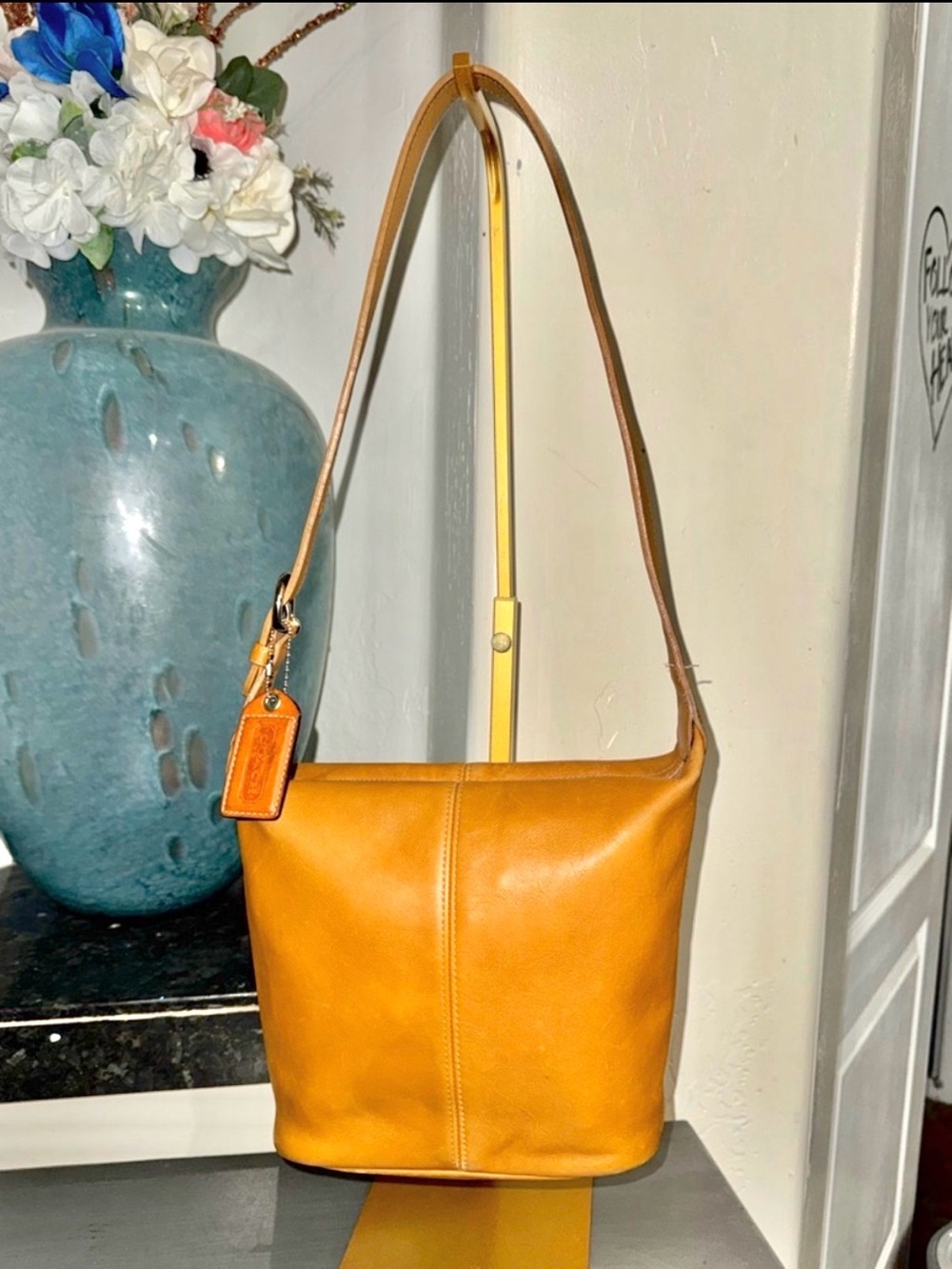 Coach Vintage 1998 Soho Mini Bucket Bag Glove-Tanned Leather - GUC